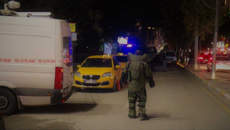 Van’ın en işlek caddesinde şüpheli paket alarmı