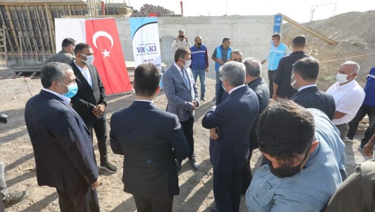 VASKİ’den Saray ilçesine yeni içme suyu deposu