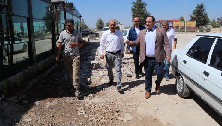 Viranşehir’de yeraltı kazı çalışması biten alanların yapımına başlandı