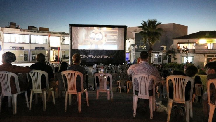 Çocuklar için sinema kuruldu