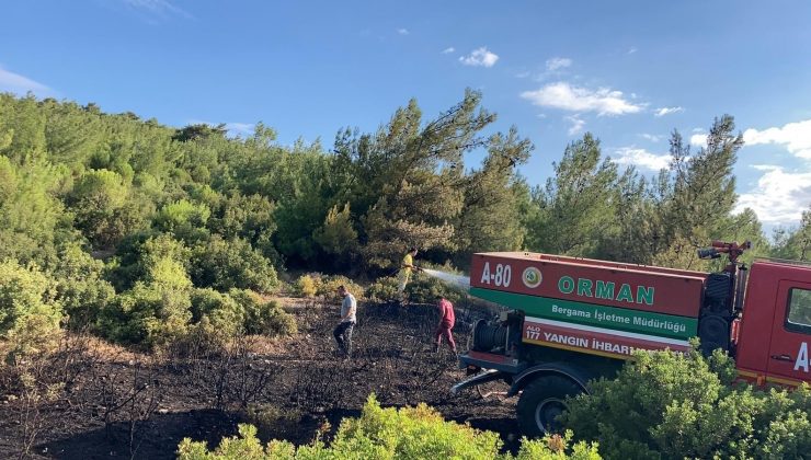 Yangından dönerken başka bir yangını daha söndürdüler