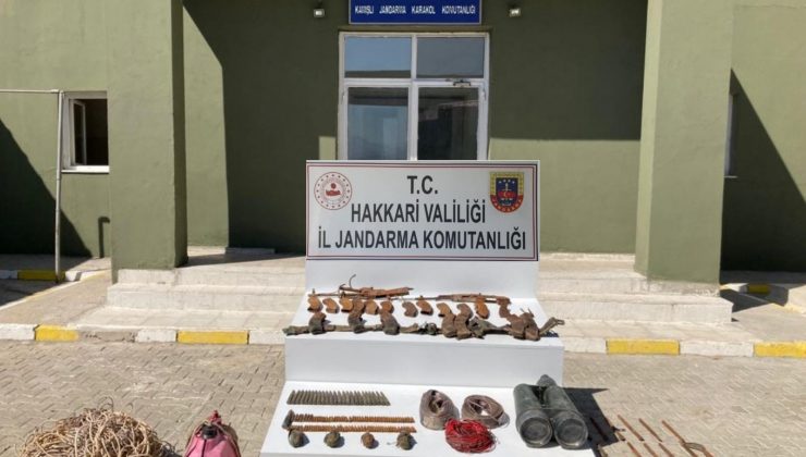 Yüksekova kırsalında sığınak ele geçirildi