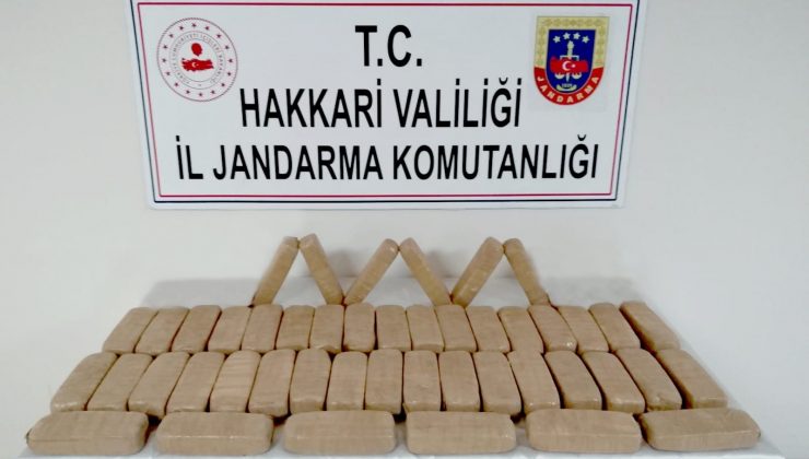 Yüksekova’da 23 kilo eroin ele geçirildi