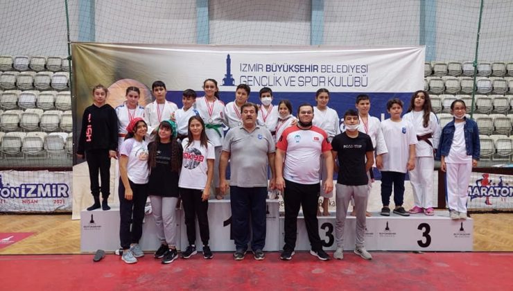 Yunusemreli judocular İzmir’den madalyalarla döndü