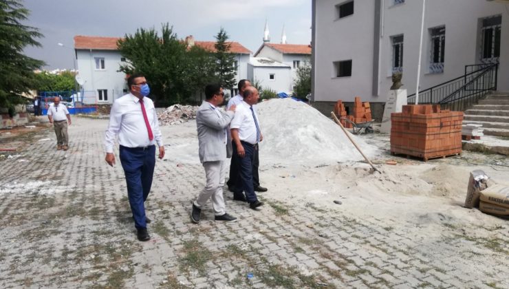 Zafertepeçalköy İlk ve Ortaokulu’nda güçlendirme çalışması