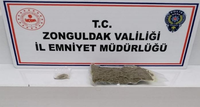 Zonguldak Emniyeti’nden uyuşturucu baskını