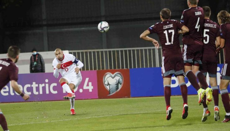 2022 FIFA Dünya Kupası Avrupa Elemeleri: Letonya: 1 – Türkiye: 2 (Maç sonucu)
