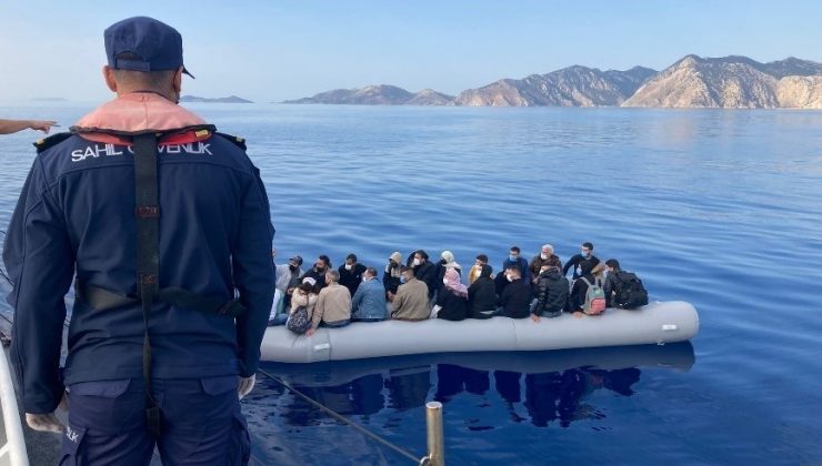 25 düzensiz göçmen kurtarıldı