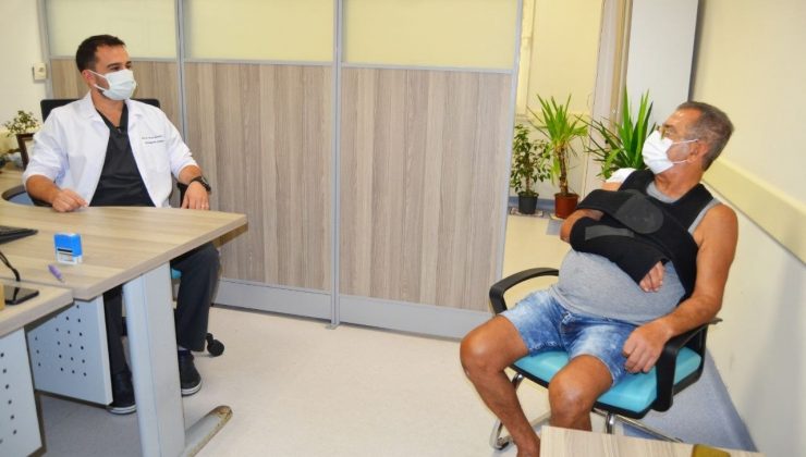 67 yaşındaki hasta, ‘omuza doku transferi’ ile sağlığına kavuştu