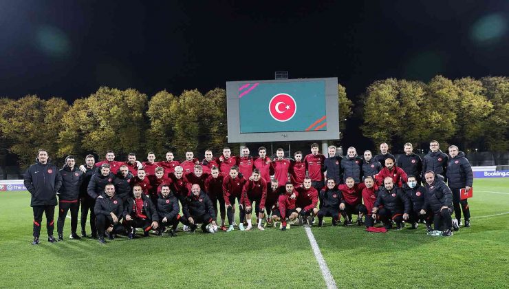 A Milli Takım, Letonya maçı hazırlıklarını tamamladı
