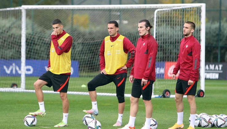 A Milli Takım, Riga yolculuğu öncesi Riva’da çalıştı