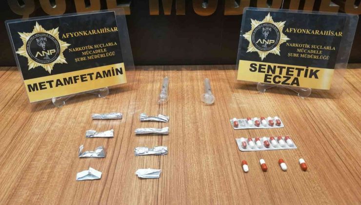 Afyonkarahisar’da uyuşturucu madde ticareti yapan 2 kişi gözaltına alındı