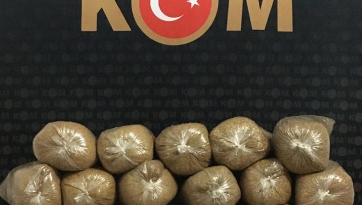Ağrı’da 160 kilo kaçak tütün ele geçirildi