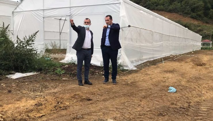 Akçaabat Belediyesi bünyesinde 2 adet sera faaliyete geçiyor