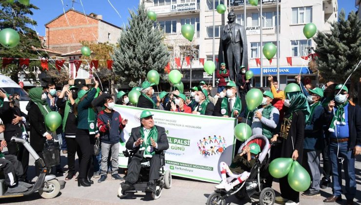 Aksaray’da “Dünya Yeşile Boyanıyor” adlı farkındalık yürüyüşü yapıldı