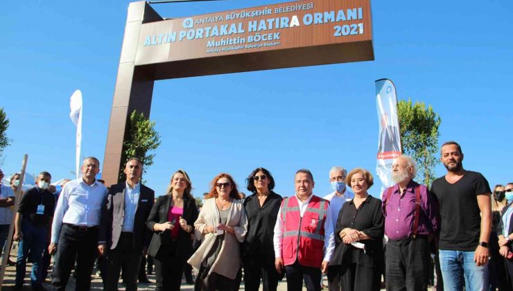 Altın Portakal Hatıra Ormanı oluşturuldu