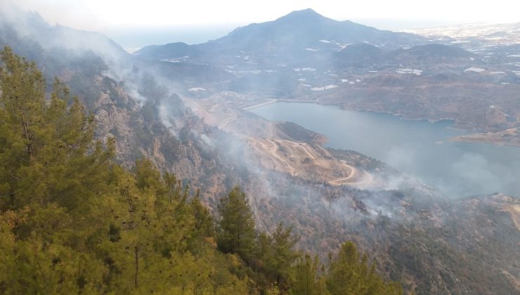 Anamur’da orman yangını