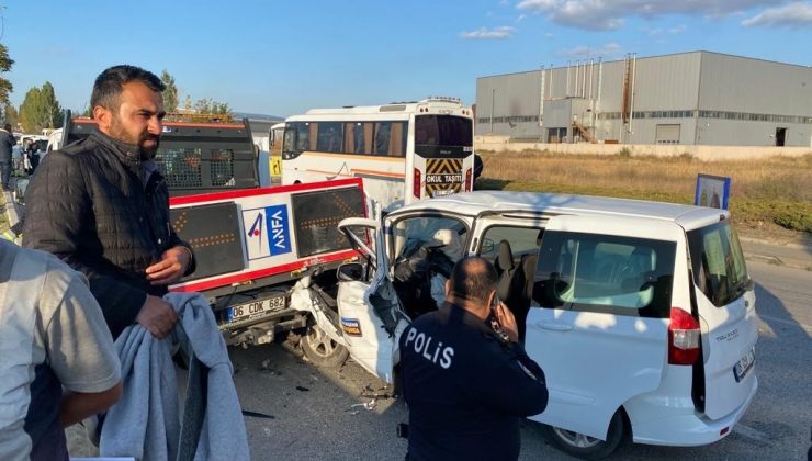 Ankara’da zincirleme kaza: 10 yaralı