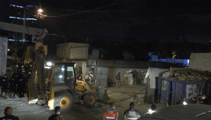 Ataşehir’de yabancı uyruklu kâğıt toplayıcılarına operasyon