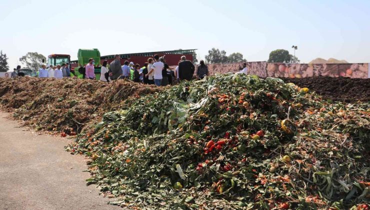 Atık sebze ve meyveler organik gübreye dönüşüyor
