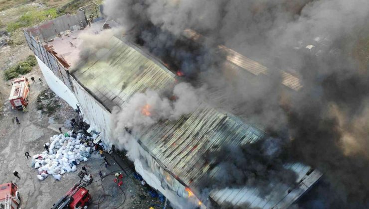 Avcılar’da tekstil atölyesinde yangın