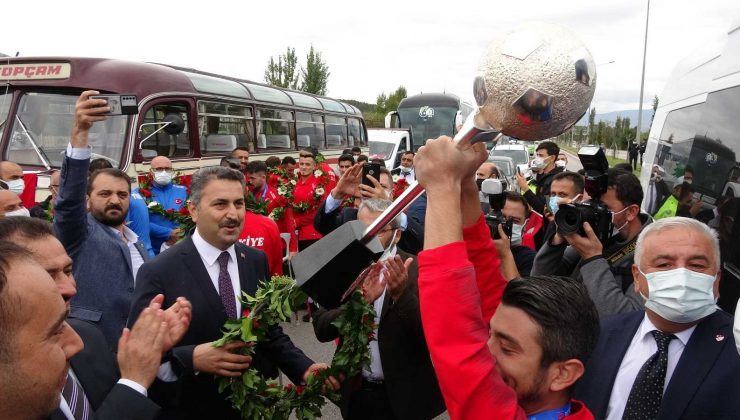 Avrupa Şampiyonu Ampute Futbol Milli Takımı’na Tokat’ta coşkulu karşılama