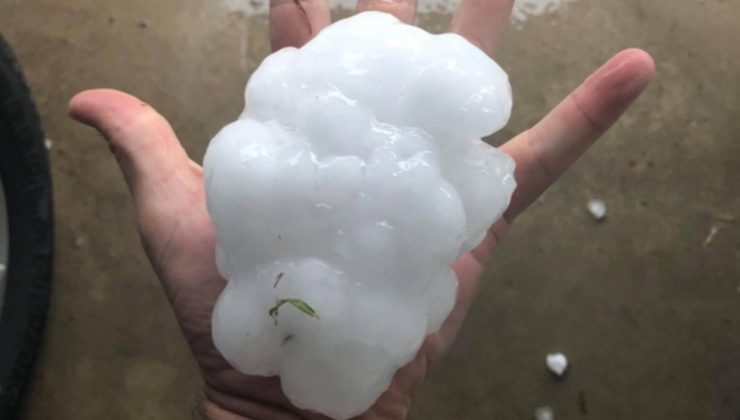 Avustralya’yı dolu fırtınası vurdu