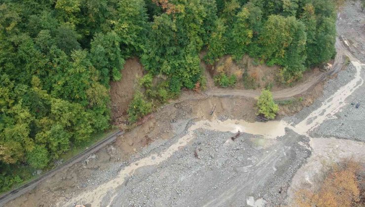 Ayancık’ta yağışlar korkuttu