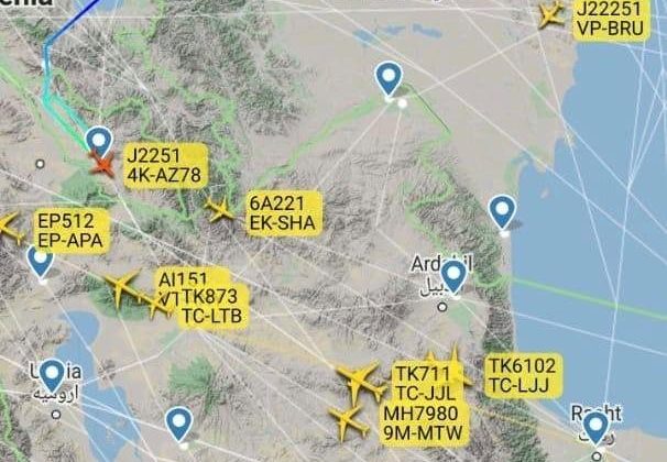 Azerbaycan Havayolları, Ermenistan hava sahasını kullanmaya başladı