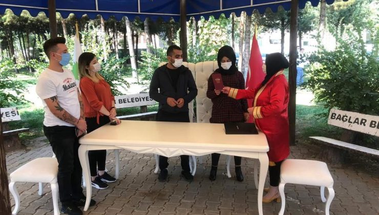Bağlar’da 9 ayda 915 nikah işlemi