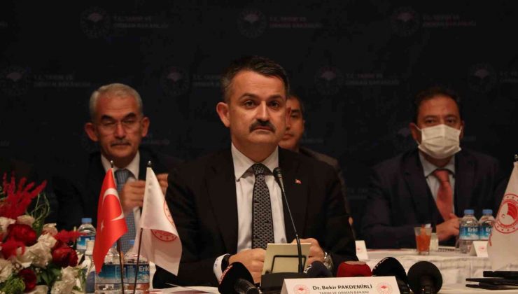 Bakan Pakdemirli: “Mersin son 19 yılda üretimini 9 misli artırdı”