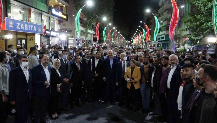 Bakan Soylu’ya Diyarbakır’da sevgi seli