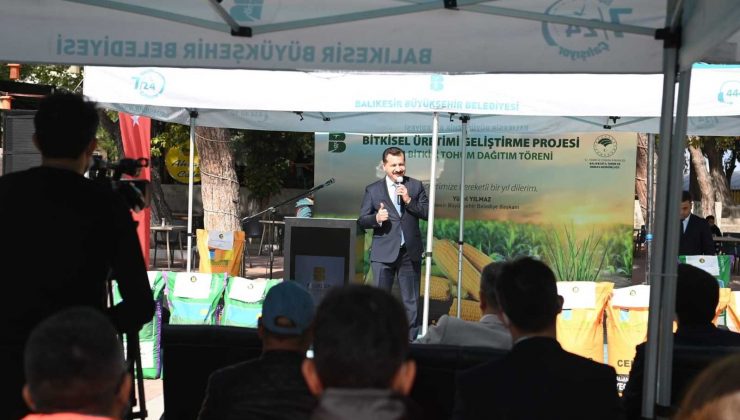 Balıkesir Büyükşehir’den süt otu desteğinde rekor