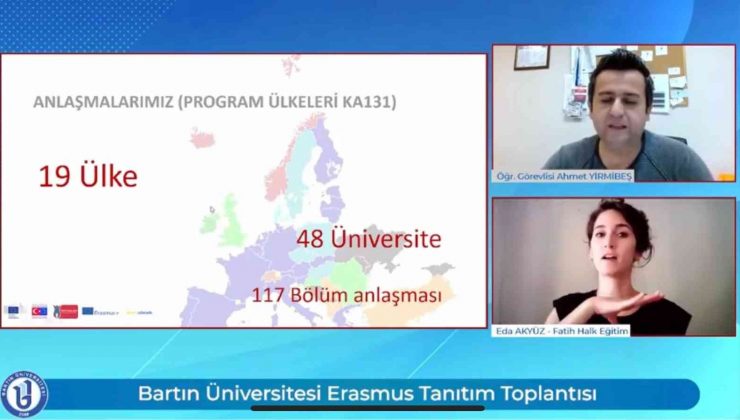 Bartın Üniversitesinde Erasmus+ tanıtım toplantısı gerçekleştirildi
