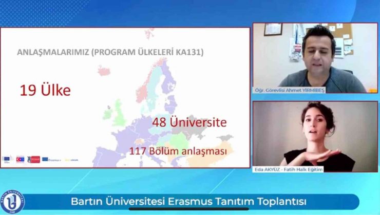 Bartın Üniversitesinde Erasmus+ tanıtım toplantısı gerçekleştirildi