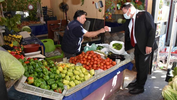 Başkan Beyoğlu Nükhet Coşkun caddesi esnafını ziyaret etti