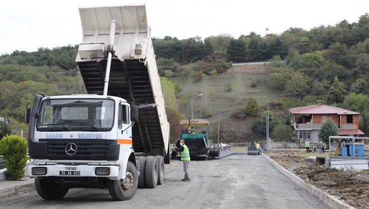 Başkan Demirtaş: “Bu yıl 17,6 bin ton sıcak asfalt döktük”