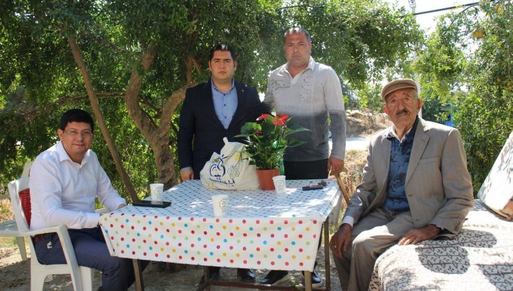 Başkan Özcan’dan 96’lık çınarı yalnız bırakmadı