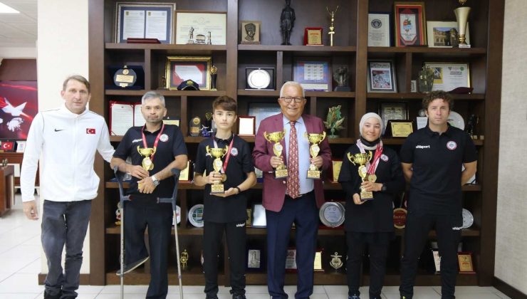 Başkan Posbıyık, Paralimpik yelken takımını ağırladı