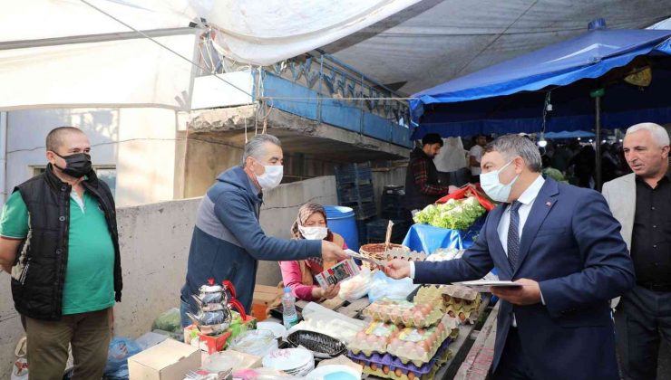 Başkan Şayir, pazarcı esnafını ziyaret etti