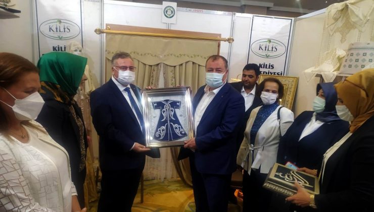 Başkanlar KİLMEK standını gezdi