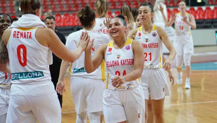 Bellona Kayseri Basketbol ilk galibiyetini aldı
