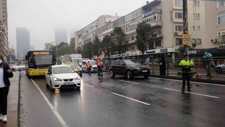 Beşiktaş’ta milyonluk kaza: 4 araç birbirine girdi