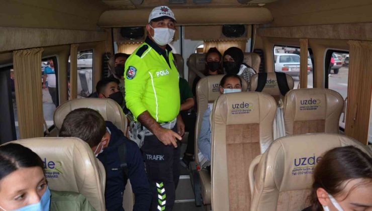 Bigadiç’te okul servisleri denetlendi