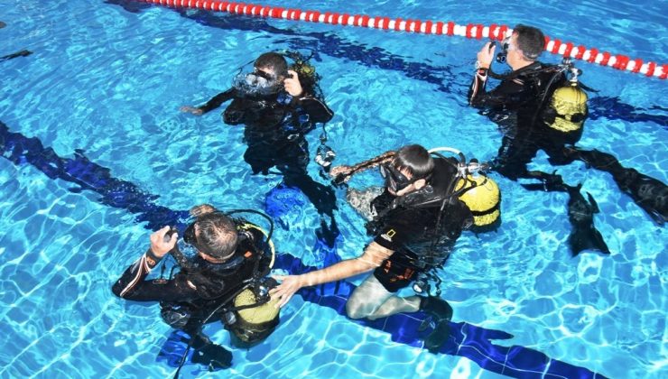Bitlis’te dalgıçlık eğitimi