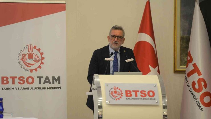 BTSO Yönetim Kurulu Başkanı İbrahim Burkay: “Kalkınma hedeflerimizde temel dayanağımız güçlü bir hukuk sistemidir”