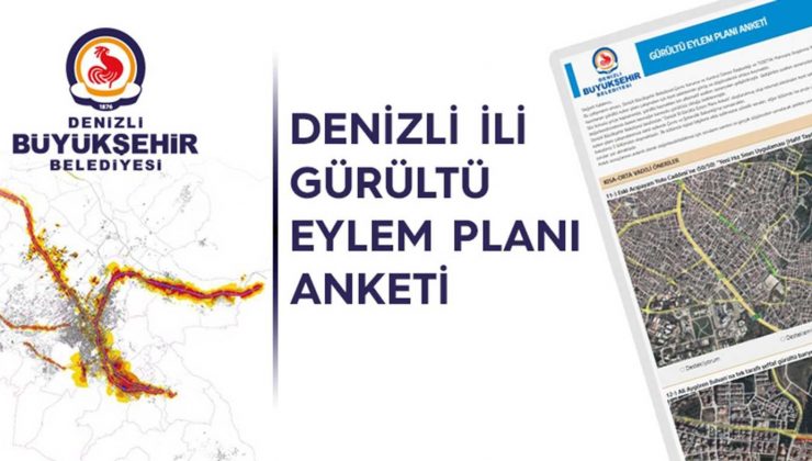 Bu anket Denizli’nin Gürültü Eylem Planına yön verecek