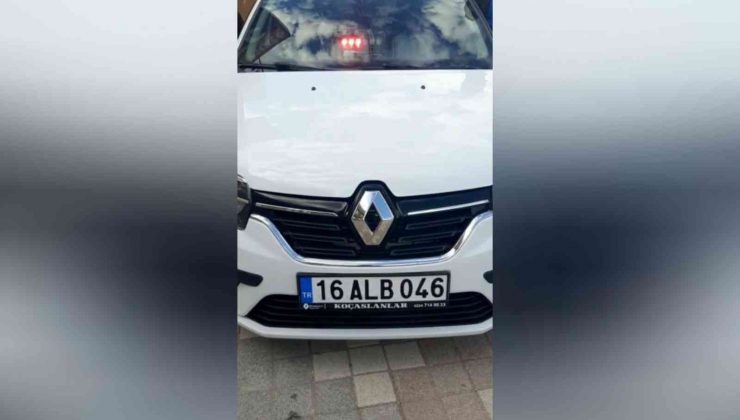 Bursa’da çakar lamba kullanan sürücüye ceza yağdı