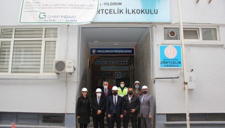 Bursa’da okul inşaatları hız kesmeden devam ediyor