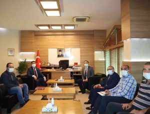 Cizre Kaymakamı Tunç, Diyarbakır Karayolları 9. Bölge Müdürü ile yatırımları görüştü
